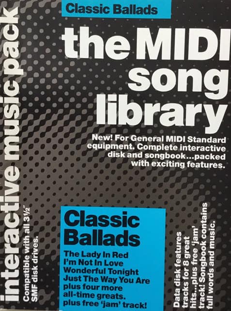 Classic Ballads - The Midi Song Library (no disc)