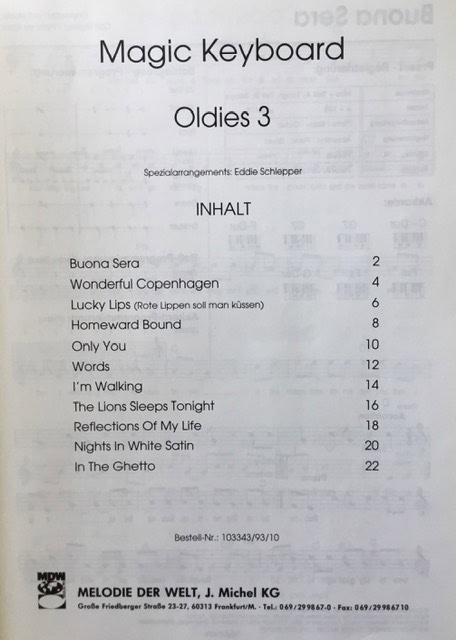 Magic Keyboard - Oldies 3