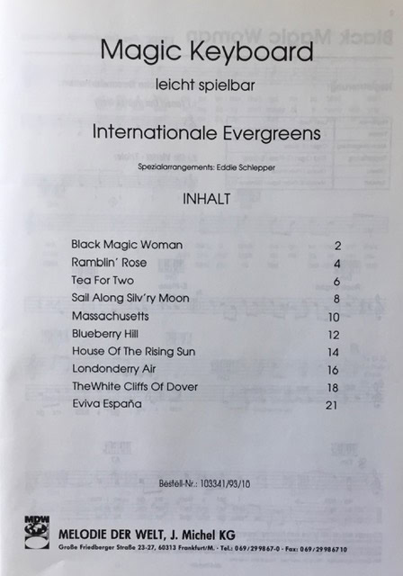 Magic Keyboard - Internationale Evergreens