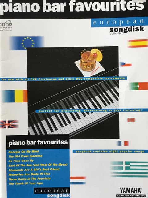 Yamaha European Songdisk Collection - Piano Bar Favourites (no disc)