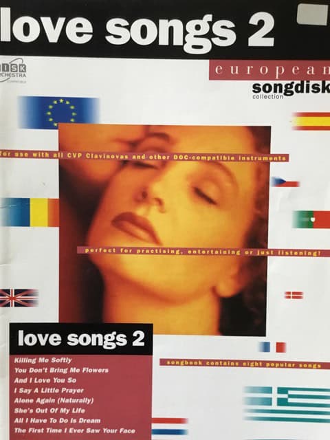 Yamaha European Songdisk Collection - Love Songs 2 (no disc)