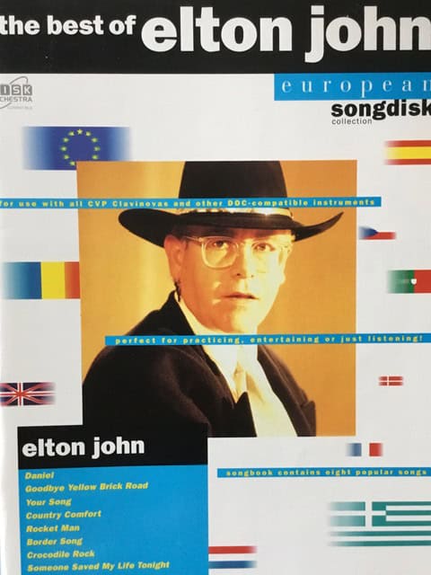 Yamaha European Songdisk Collection - The Best of Elton John(no disc)