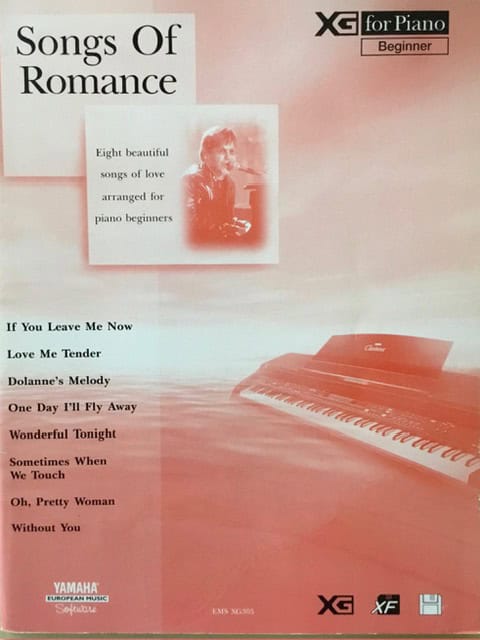 Yamaha XG for Piano - Intermediate - Songs of Romance (no disc)