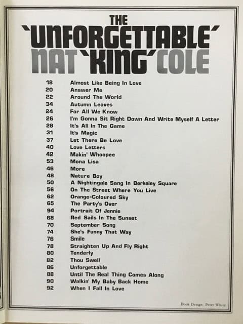 The Unforgettable Nat King Cole