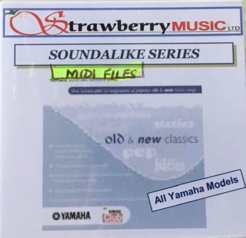 Soundalike Series for All Yamaha Models Midi Files - (USB ONLY) Strawberry Music Pre Owned
