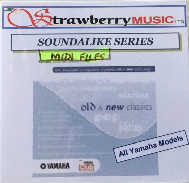 Soundalike Series for All Yamaha Models Midi Files - (USB ONLY) Strawberry Music Pre Owned