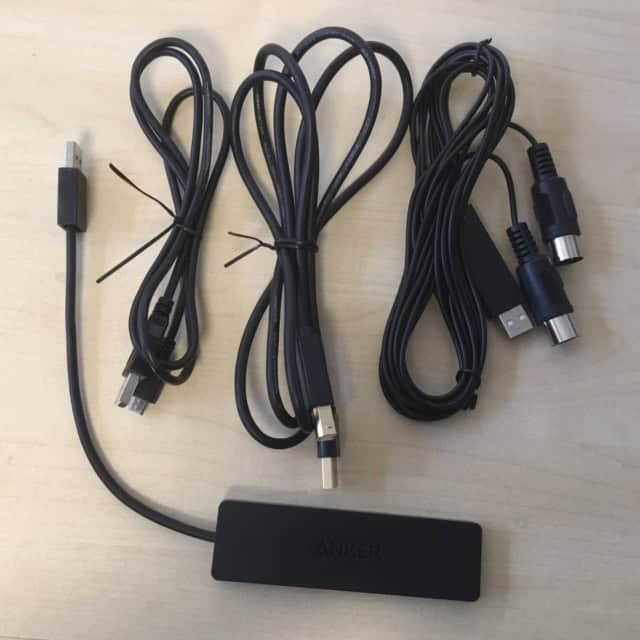 Used Cable Kit for V-Console - For Single Keyboard & Pedalboard Setup or Dual Keyboard (without Pedalboard) Setup
